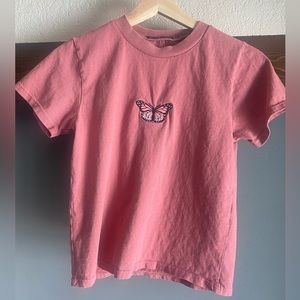 Brandy Melville butterfly T-shirt.